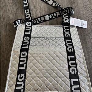 Lug Transit Tote Bag-Metallic Silver